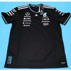 Adidas Black Mercedes AMG Petronas Formula One Driver Jersey